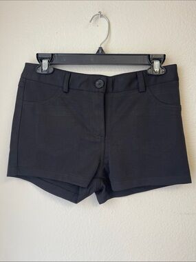 High Waist Black Stretch Women's Shorts